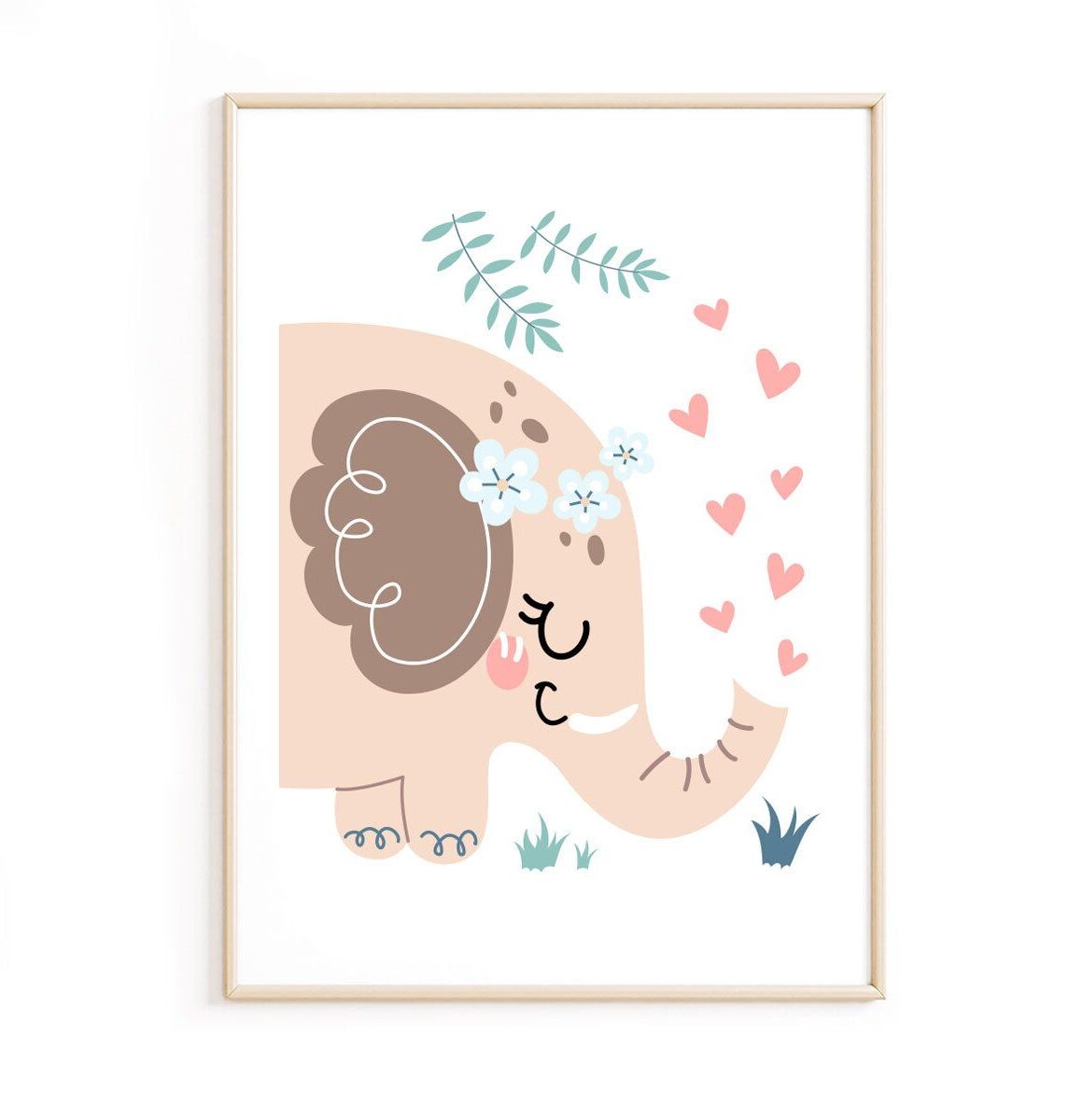 affiche-éléphant-bébé