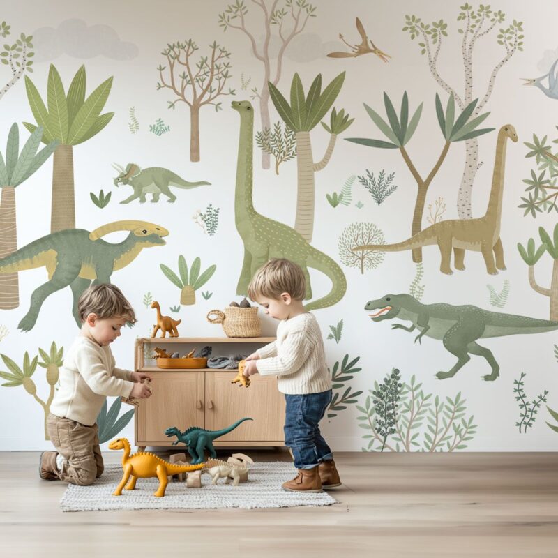 papier-peint-dinosaure-enfant