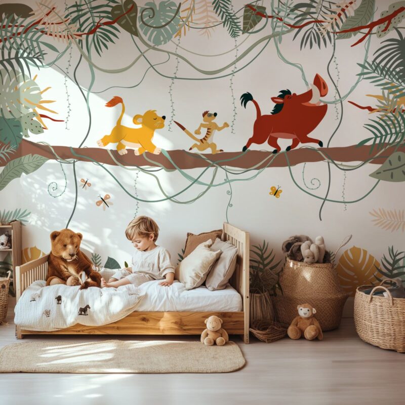 papier-peint-roi-lion